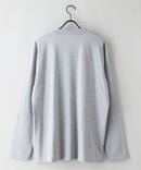 【汗染みの目立ちにくいTシャツ ZEROSTAIN /ゼロステイン】モックネック ロンT 防汚 UVカット
