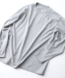 【汗染みの目立ちにくいTシャツ ZEROSTAIN /ゼロステイン】モックネック ロンT 防汚 UVカット