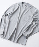 【汗染みの目立ちにくいTシャツ ZEROSTAIN/ゼロステイン】クルーネック 胸ポケットロンT 防汚 UVカット