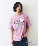 【PEANUTS /ピーナッツ】 オリジナルデザイン 刺繍 Tシャツ スヌーピー  ベル ドロップショルダー ビッグシルエット ユニセックス キャラクター