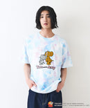 新柄追加!!【TOM AND JERRY/トムとジェリー】オリジナルデザイン 刺繍 Tシャツ ジェリー タフィー ドロップショルダー ビッグシルエット ユニセックス キャラクター