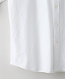 【BLUE STANDARD/ブルースタンダード】コットン100% オックスレギュラーカラー リラックスシルエットシャツ ビズ オフィスカジュアル オンでもオフでも