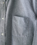 【BLUE STANDARD/ブルースタンダード】コットン100% オックスボタンダウンシャツ レギュラーシルエット ビズ オフィスカジュアル オンでもオフでも