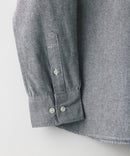 【BLUE STANDARD/ブルースタンダード】コットン100% オックスボタンダウンシャツ レギュラーシルエット ビズ オフィスカジュアル オンでもオフでも