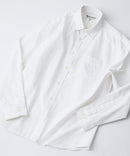 【BLUE STANDARD/ブルースタンダード】コットン100% オックスレギュラーカラー リラックスシルエットシャツ ビズ オフィスカジュアル オンでもオフでも