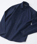 【BLUE STANDARD/ブルースタンダード】コットン100% オックスレギュラーカラー リラックスシルエットシャツ ビズ オフィスカジュアル オンでもオフでも