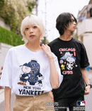 【PEANUTS×MLB】オリジナルデザイン 和柄Tシャツ ドジャース ヤンキース カブス スーベニア