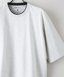 ZEROSTAIN フェイクレイヤード ビッグシルエット キーネック クルーネック Tシャツ 汗染みの目立ちにくいTシャツ 防汚 UVカット ZERO STAIN