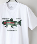 ZEROSTAIN プリントTシャツ 汗染みの目立ちにくいTシャツ 防汚 UVカット ワーゲンバスライク フィッシング 釣り トラウト