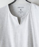 ZEROSTAIN キーネック Tシャツ 防汚 UVカット 汗染みの目立ちにくいTシャツ
