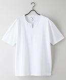 ZEROSTAIN キーネック Tシャツ 防汚 UVカット 汗染みの目立ちにくいTシャツ