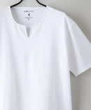 ZEROSTAIN キーネック Tシャツ 防汚 UVカット 汗染みの目立ちにくいTシャツ