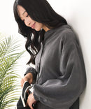 【C-FORT POINT/フォートポイント】ノーカラー ボリューム チュニック