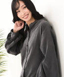 【C-FORT POINT/フォートポイント】ノーカラー ボリューム チュニック