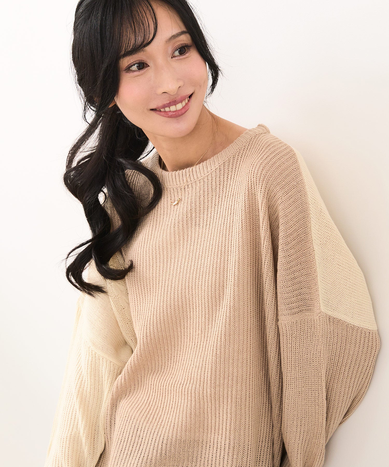 motto_kuma / CORDURA サンドベージュ GU公式 | ハイライズストレートジーンズ+EC(丈長め81.0cm)