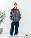 【MLB/メジャーリーグベースボール】 ツイル ワッペン パイピング使い ナイロン トラックジャケット