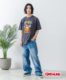 『グレムリン』 オリジナルデザイン 刺繍 Tシャツ ギズモ ドロップショルダー ビッグシルエット ユニセックス キャラクター