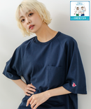 【SAVIER/サビアー】×【ZERO STAIN/ゼロステイン】コラボ ラグランスリーブ ポケット付 Tシャツ