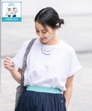 【汗染みの目立ちにくいTシャツ ZEROSTAIN/ゼロステイン】ロールカフラウンドヘムTシャツ レディース 汗染み防止 撥水加工 多機能 zo