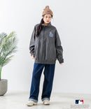 【MLB/メジャーリーグベースボール】 ツイル ワッペン パイピング使い ナイロン トラックジャケット