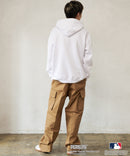 【MLB ×PEANUTS】別注コラボ 裏起毛 フーディー プルオーバー パーカー ドロップショルダー オーバーサイズ