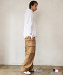 【MLB ×PEANUTS】別注コラボ 裏起毛 フーディー プルオーバー パーカー ドロップショルダー オーバーサイズ