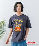 『グレムリン』 オリジナルデザイン 刺繍 Tシャツ ギズモ ドロップショルダー ビッグシルエット ユニセックス キャラクター
