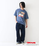 『グレムリン』 オリジナルデザイン 刺繍 Tシャツ ギズモ ドロップショルダー ビッグシルエット ユニセックス キャラクター