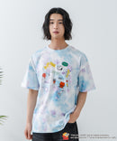 【PEANUTS /ピーナッツ】 オリジナルデザイン 刺繍 Tシャツ スヌーピー  ベル ドロップショルダー ビッグシルエット ユニセックス キャラクター