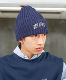 【BEN DAVIS/ベンデイビス】カレッジロゴ ニットキャップビーニー