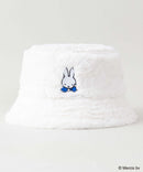 ファー ワンポイント バケット ハット