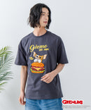 『グレムリン』 オリジナルデザイン 刺繍 Tシャツ ギズモ ドロップショルダー ビッグシルエット ユニセックス キャラクター