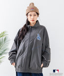 【MLB/メジャーリーグベースボール】 ツイル ワッペン パイピング使い ナイロン トラックジャケット