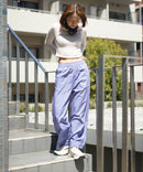 コットン ワイド イージーパンツ レディース Dickies ゆったり 綿100% 豊富なカラー