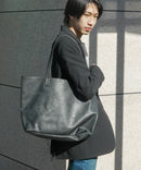 7ポケット フェイクレザー トートバッグ PUトート BLUE STANDARD