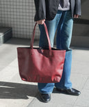 7ポケット フェイクレザー トートバッグ PUトート BLUE STANDARD