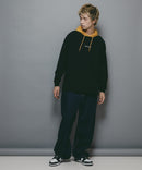 【brknhome/ブロークンホーム】ロング スリーブ フーデッド Tシャツ