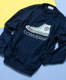 シューズ アップリケ 裏毛 スウェット CONVERSE