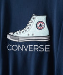 シューズ アップリケ 裏毛 スウェット CONVERSE