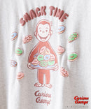 【おさるのジョージ 】オリジナルデザイン ロンT ジョージ ドロップショルダー ビッグシルエット ユニセックス