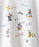 DISNEY ディズニーミッキー&フレンズ オリジナルデザイン 裏起毛クルーネック スウェット