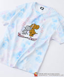 新柄追加!!【TOM AND JERRY/トムとジェリー】オリジナルデザイン 刺繍 Tシャツ ジェリー タフィー ドロップショルダー ビッグシルエット ユニセックス キャラクター
