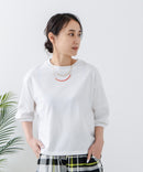 【汗染みの目立ちにくいTシャツ ZEROSTAIN/ゼロステイン】バルーン袖Tシャツ レディース 撥水・汗染み防止 多機能Tシャツ zo