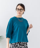 【汗染みの目立ちにくいTシャツ ZEROSTAIN/ゼロステイン】バルーン袖Tシャツ レディース 撥水・汗染み防止 多機能Tシャツ zo