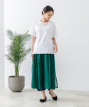 【汗染みの目立ちにくいTシャツ ZEROSTAIN/ゼロステイン】ロールカフサイドスリットTシャツ 撥水・UVカット機能付き レディース 快適Tシャツ zo