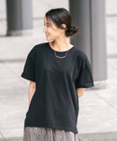 【汗染みの目立ちにくいTシャツ ZEROSTAIN/ゼロステイン】ロールカフサイドスリットTシャツ 撥水・UVカット機能付き レディース 快適Tシャツ zo