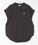 フレンチスリーブ ワンポイント刺繍Tシャツ【TeddyBear/テディベア】