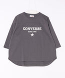 裾ラウンド クロップド スリーブT【CONVERSE/コンバース】