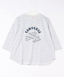 シュ-ズ柄 7分袖 Tシャツ【CONVERSE/コンバース】