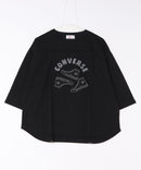 シュ-ズ柄 7分袖 Tシャツ【CONVERSE/コンバース】